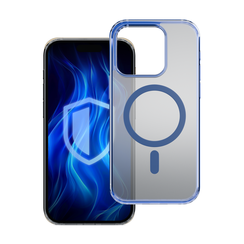 3mk Protection iPhone 14 Pro Max Case Frosty MagCase, Blue