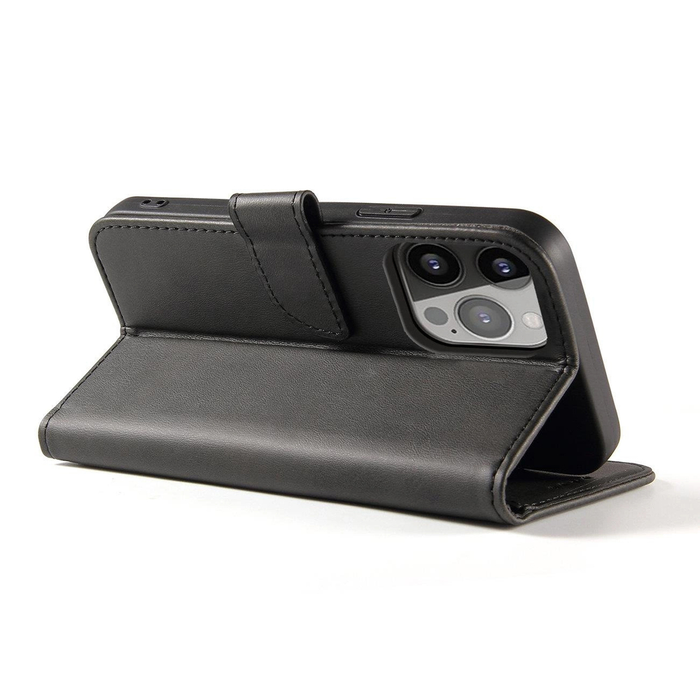 Magnet Case with Flip Samsung Galaxy S25 Edge - Black