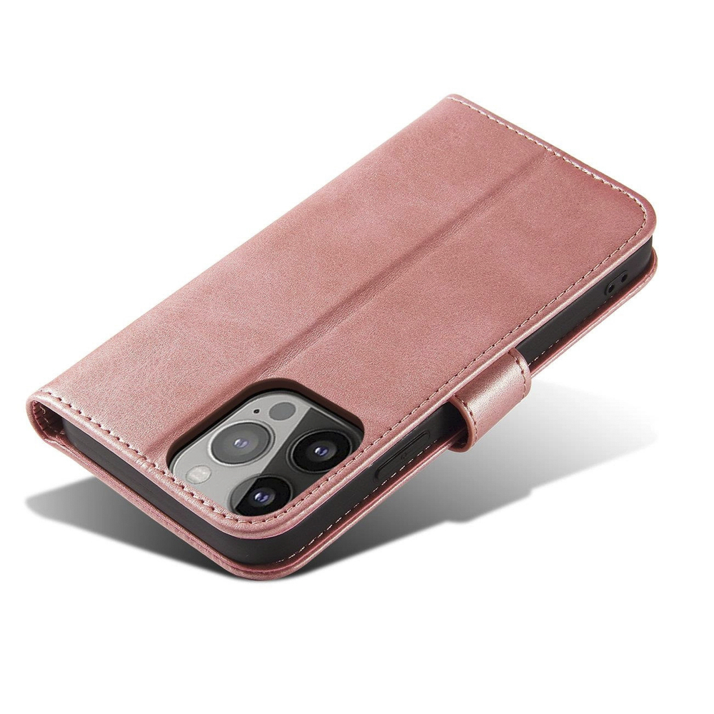 Magnet Case with Flip Samsung Galaxy S25 Edge - Pink