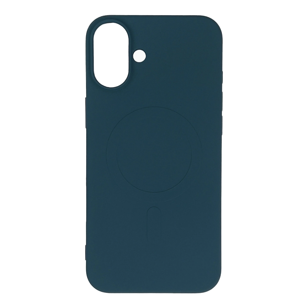 Liquid Silicone Case for Samsung Galaxy S25 Edge with MagSafe, Blue