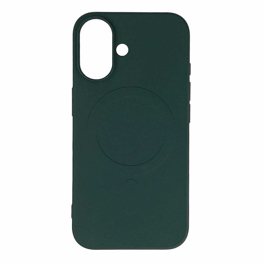 Liquid Silicone Case for Samsung Galaxy S25 Edge with MagSafe, Green