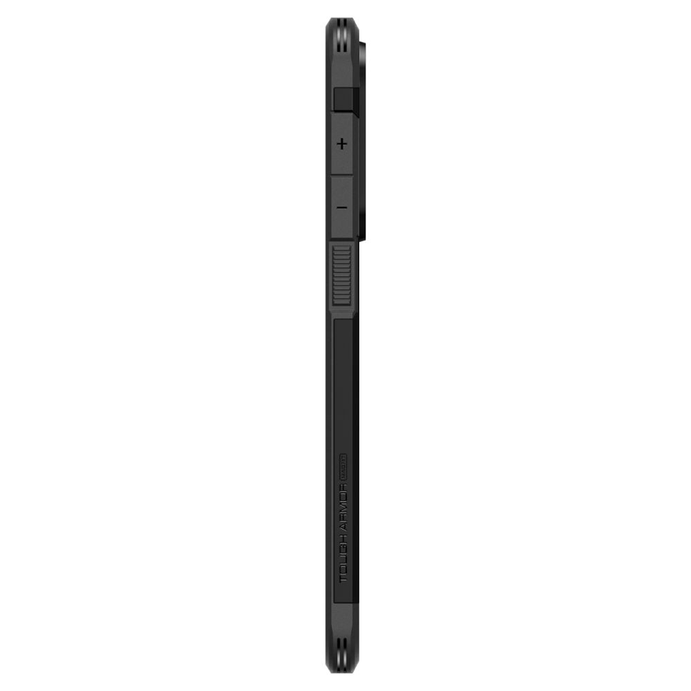 Spigen Tough Armor MagSafe dėklas Samsung Galaxy S25 Edge, juodas