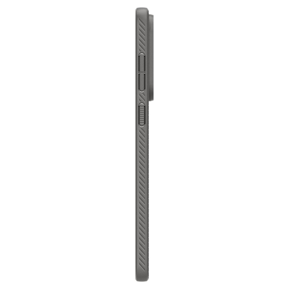 Spigen Liquid Air dėklas Samsung Galaxy S25 Edge telefonui, pilkas