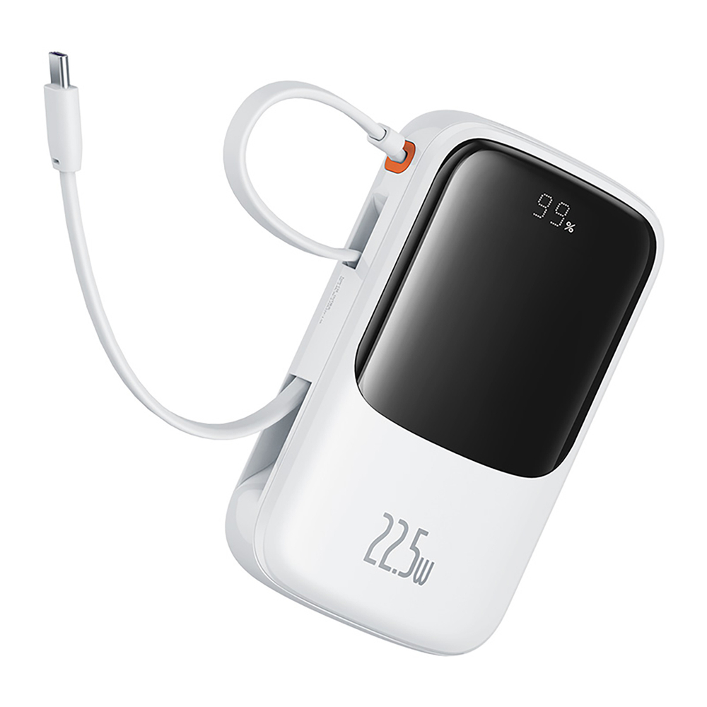 Baseus Qpow Pro+ Power Bank 22.5W 10000mAh USB-C - White