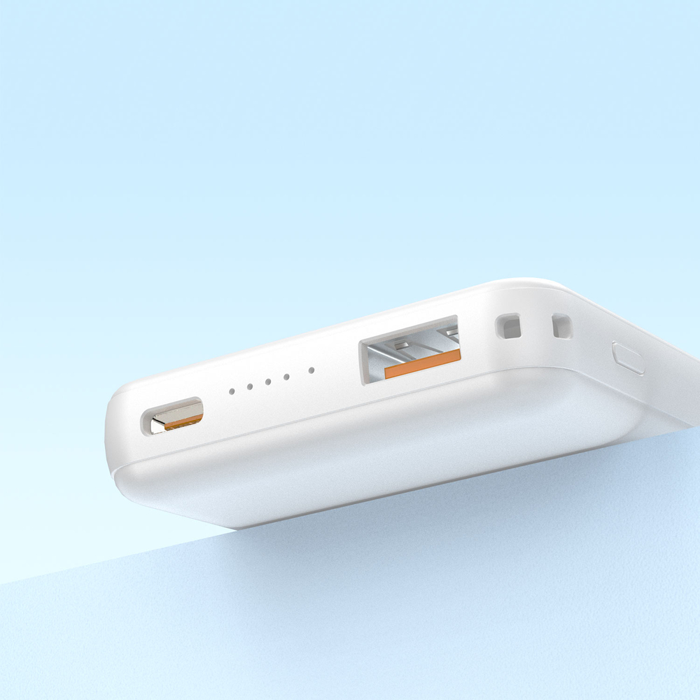 Dudao K14S MagSafe Wireless Power Bank 20W 5000mAh, White