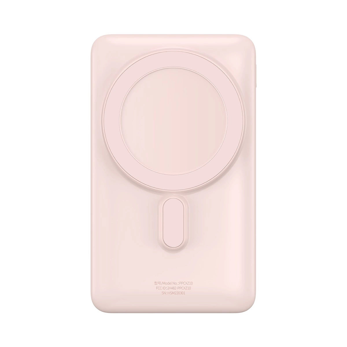 Baseus Magnetic Bracket išorinė baterija su MagSafe 10000mAh 20W, rožinė