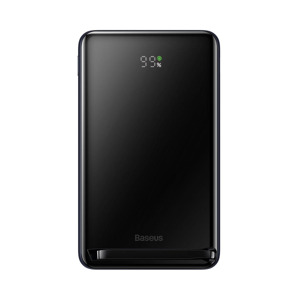 Baseus Magnetic Bracket Powerbank 10000mAh 20W with MagSafe - Dark Blue + USB-C Cable 60W 0.5m