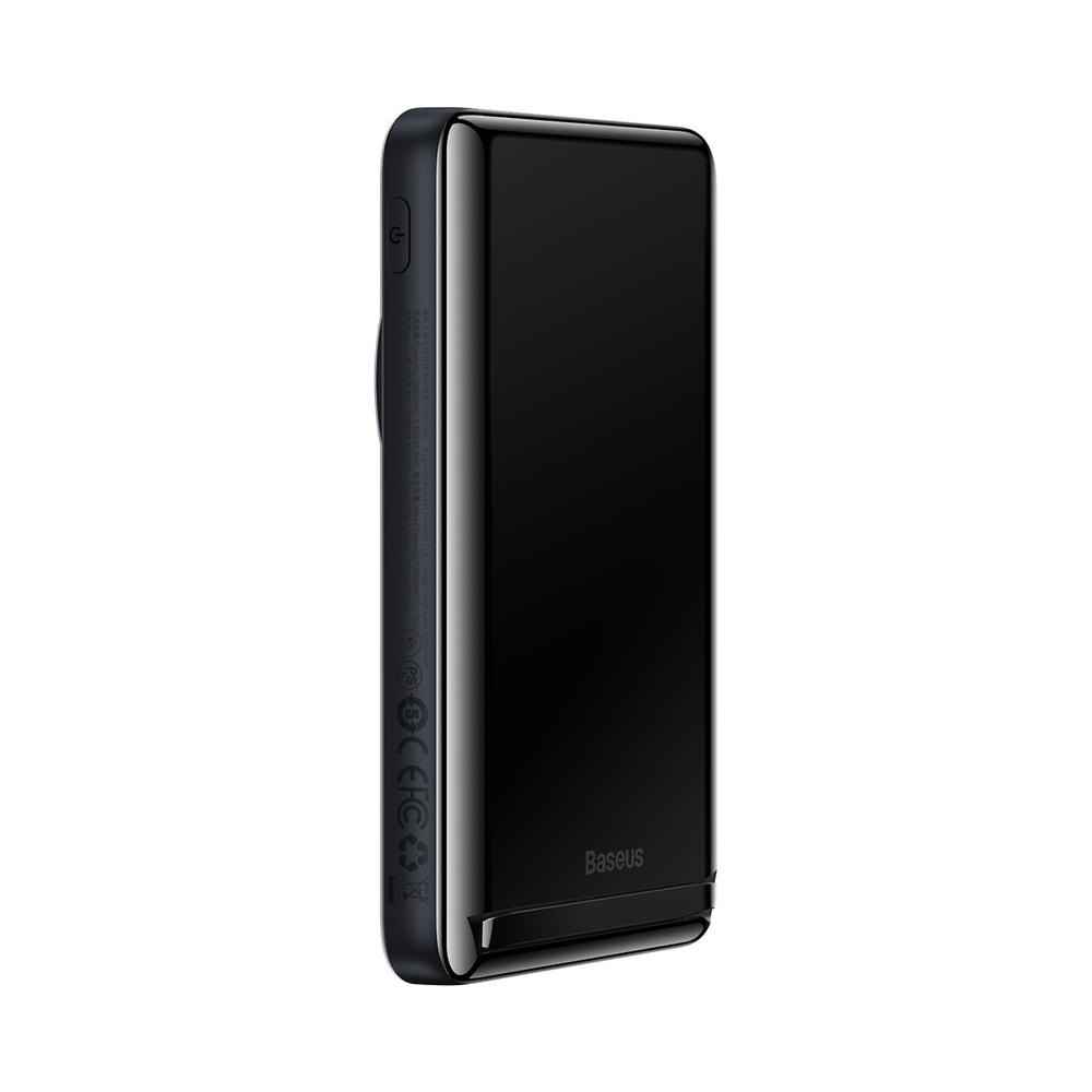 Baseus Magnetic Bracket Powerbank 10000mAh 20W with MagSafe - Dark Blue + USB-C Cable 60W 0.5m