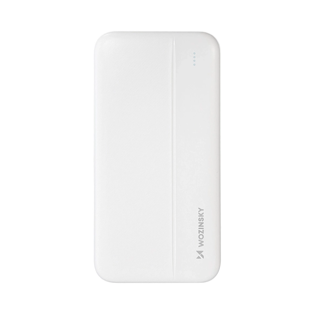 Wozinsky 10000mAh Power Bank with 2 x USB, White