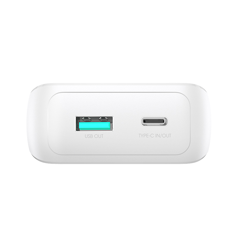 Joyroom JR-PBC06 Mini Power Bank 10000mAh 30W with Built-in Cables, White