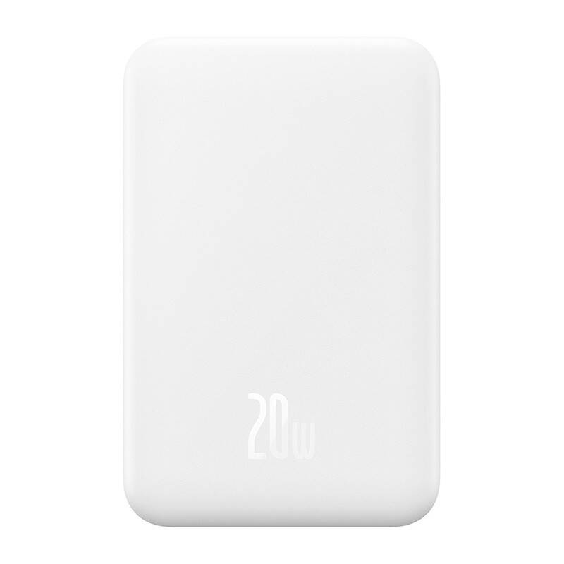 Baseus mini power bank 5000mAh 20W + USB-C cable (20V/3A) - white