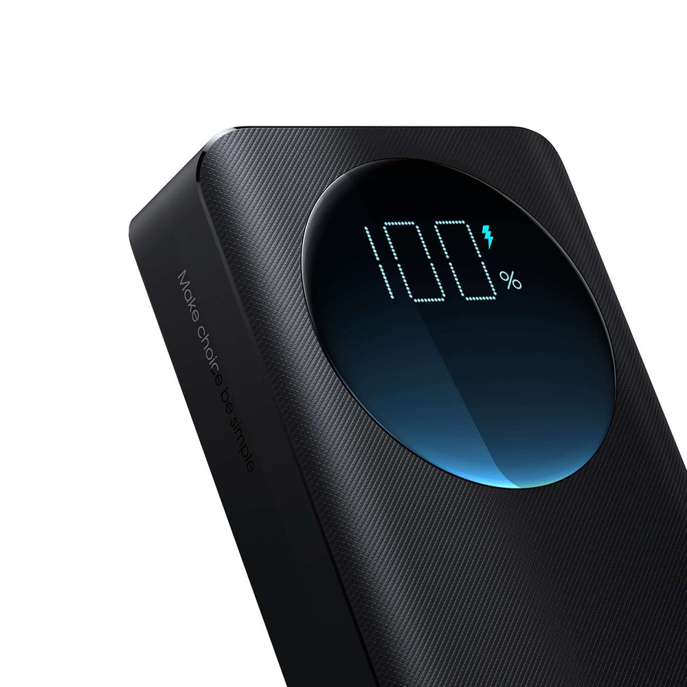 Išorinė baterija Joyroom JR-PBF03 30000mAh 30W su USB laidu, juoda