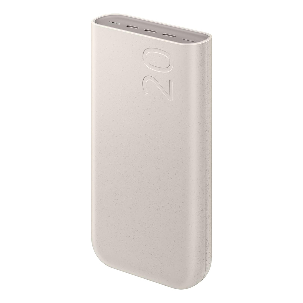 Samsung EB-P4520XUEGEU išorinė baterija 20000mAh 45W, smėlio spalvos