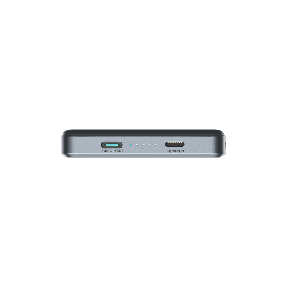 Joyroom JR-PBM08 Pro 10000mAh 20W Power Bank with 15W Wireless Charging, Gray