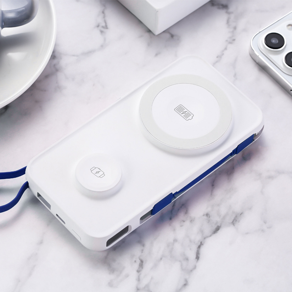 3mk PastelUp 10000mAh 22.5W Power Bank, White