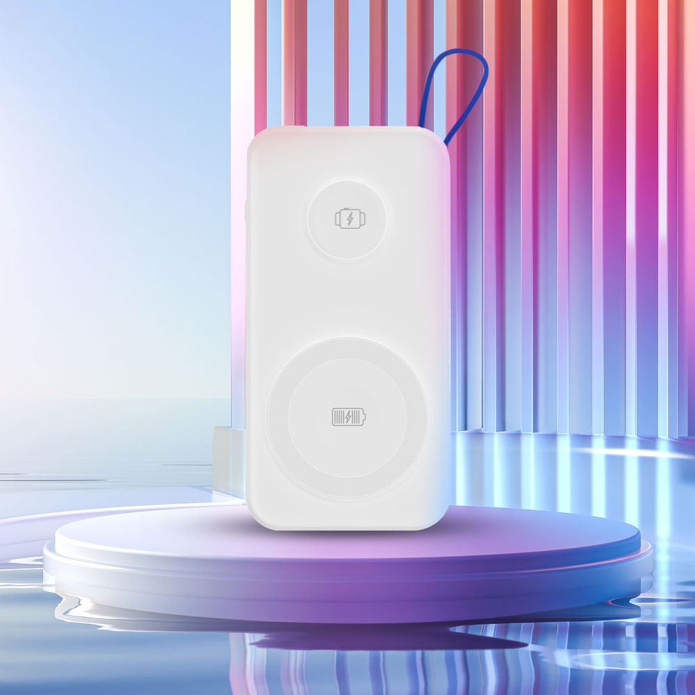 3mk PastelUp 10000mAh 22.5W Power Bank, White