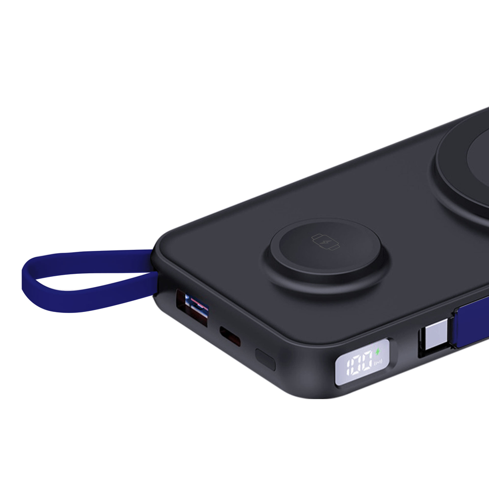 Power Bank 3mk PastelUp 10000mAh 22.5W USB 1A1C, Black