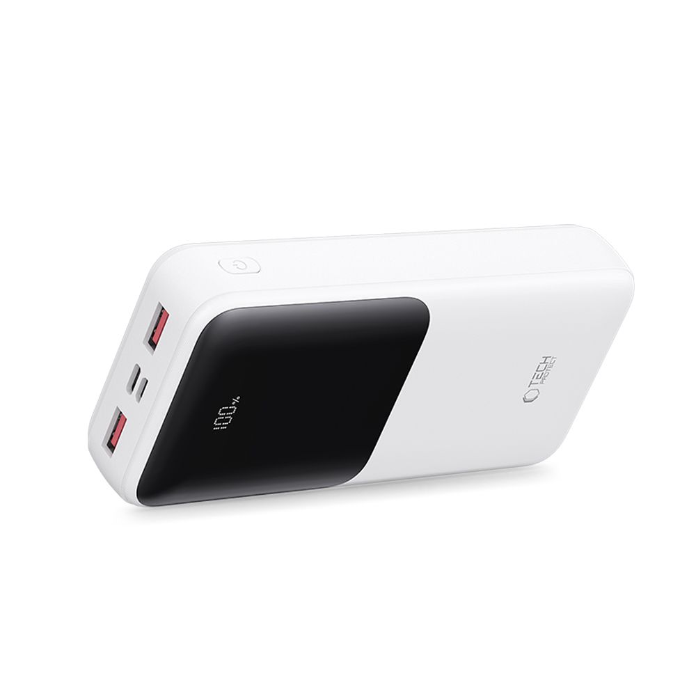 Išorinė baterija Tech-Protect PB02 20000mAh 22.5W, balta