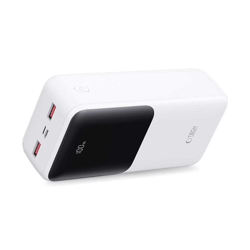 Išorinė baterija Tech-Protect PB03 30000mAh 22.5W, balta