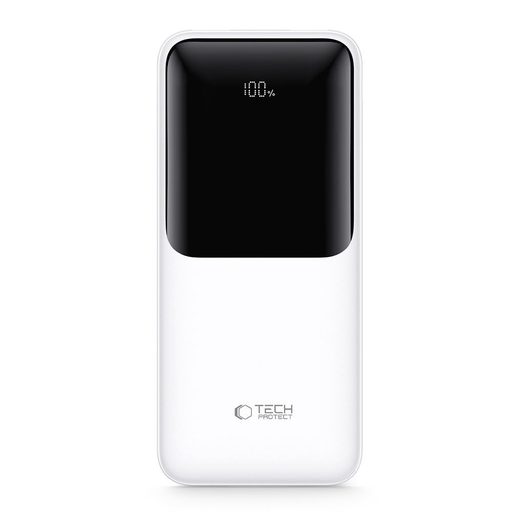 Išorinė baterija Tech-Protect PB03 30000mAh 22.5W, balta