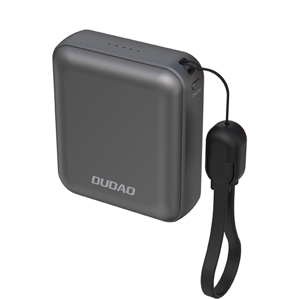 Dudao K22+ Ultra-Compact Power Bank 10000mAh 22.5W, Gray