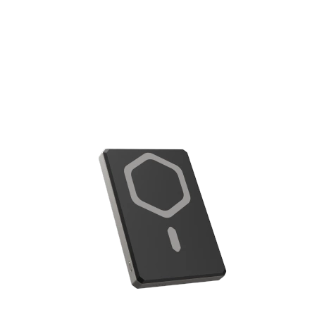 Išorinė baterija UAG Ultra Slim 5K 5000 mAh su stovu, titano spalvos
