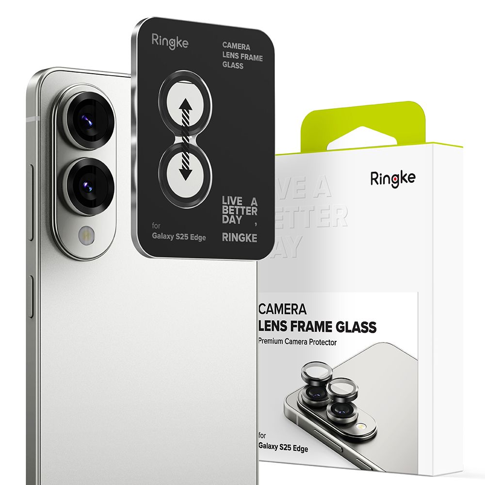 Ringke Camera Lens Protectors for Samsung Galaxy S25 Edge, Clear