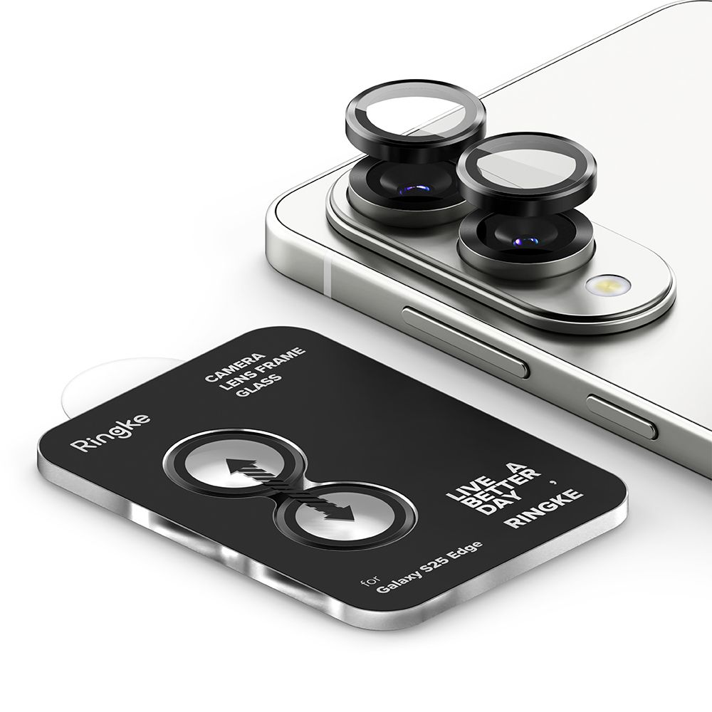 Ringke kameros lęšių apsauginis stiklas Samsung Galaxy S25 Edge, skaidrus