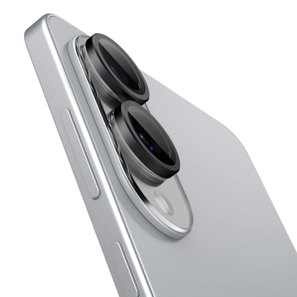 Spigen Optik Pro GLAS.TR Ez Fit Camera Protector for Samsung Galaxy S25 Edge, Black
