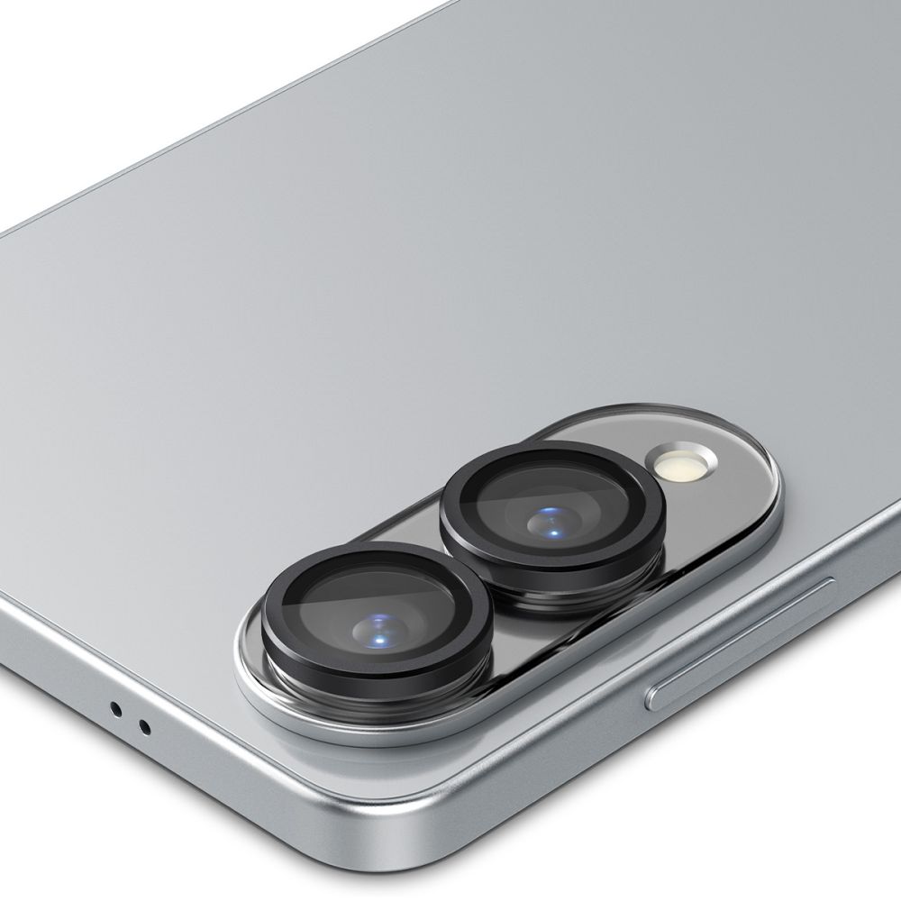 Spigen Optik Pro GLAS.TR Ez Fit Camera Protector for Samsung Galaxy S25 Edge, Black