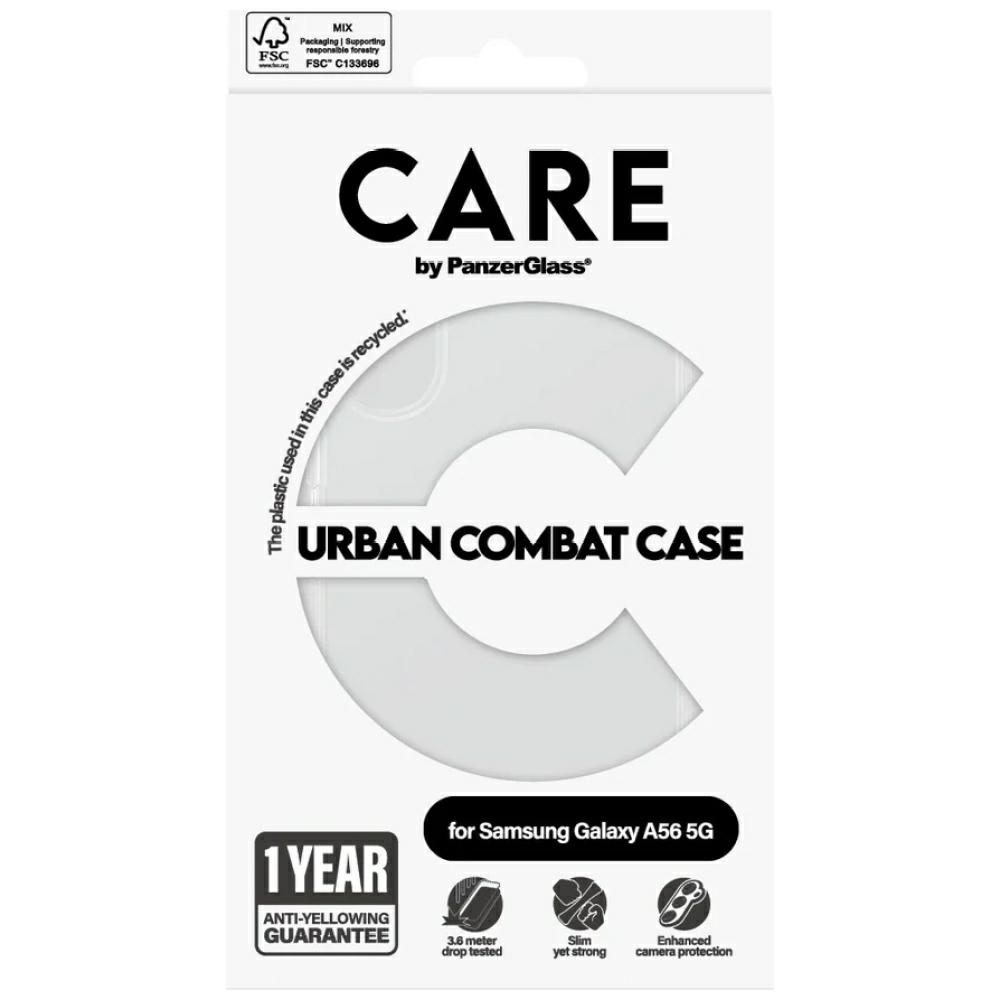 PanzerGlass Samsung Galaxy A56 5G Case CARE Flagship Urban Combat, Transparent