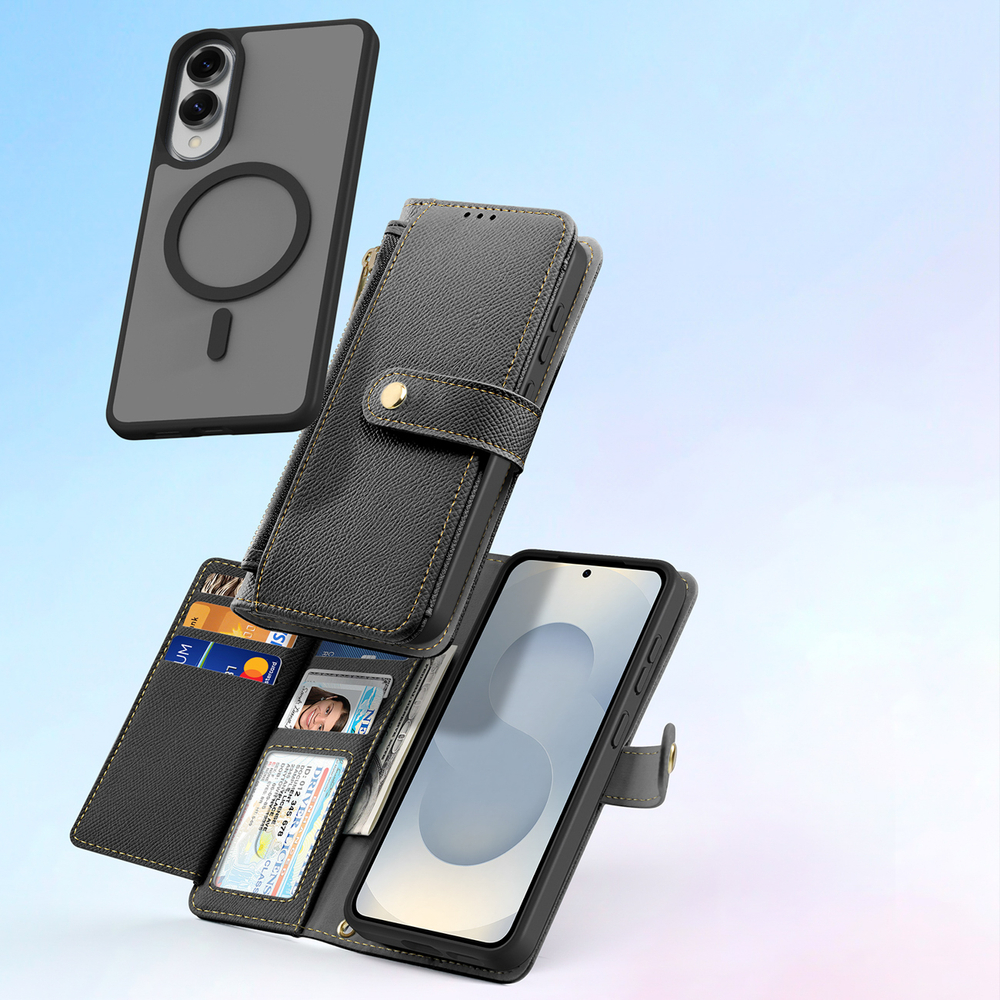 Dux Ducis Lava Case for Samsung Galaxy S25 Edge with MagSafe, Black
