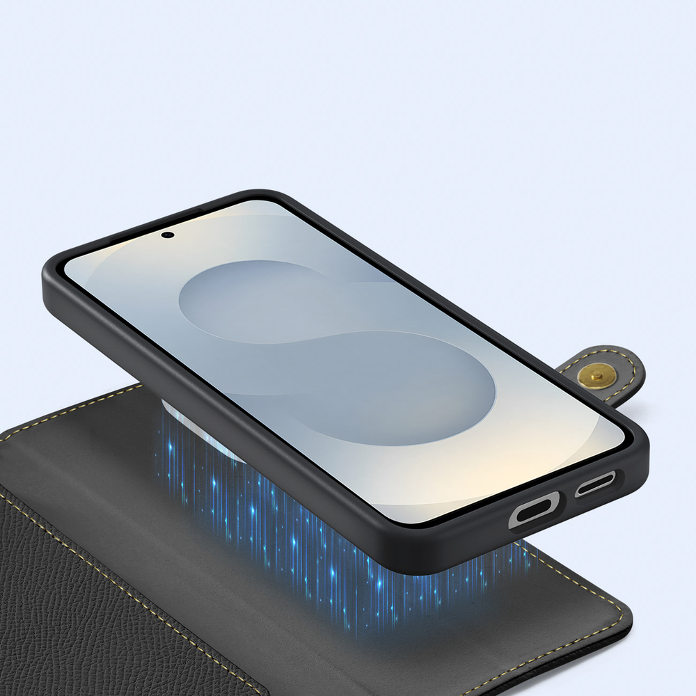 Dux Ducis Lava Case for Samsung Galaxy S25 Edge with MagSafe, Black