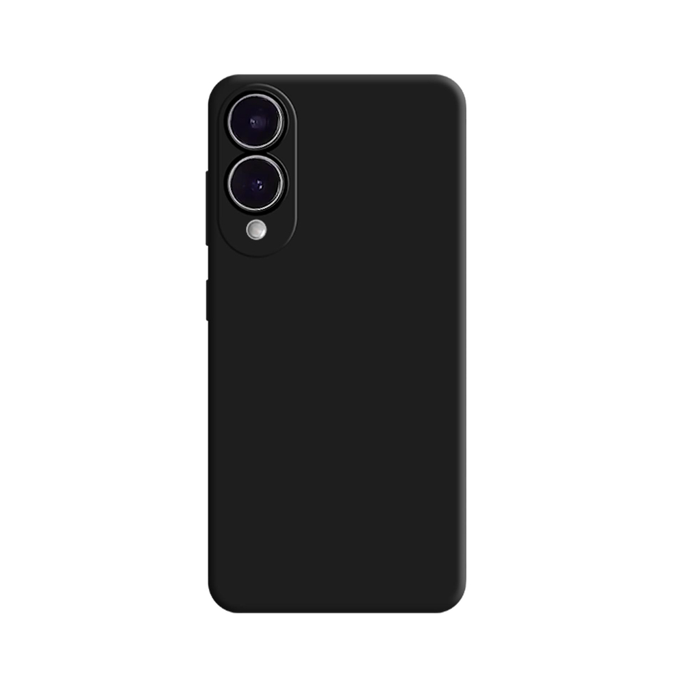 „3mk“ silikoninis dėklas „Samsung Galaxy S25 Edge“, juodas