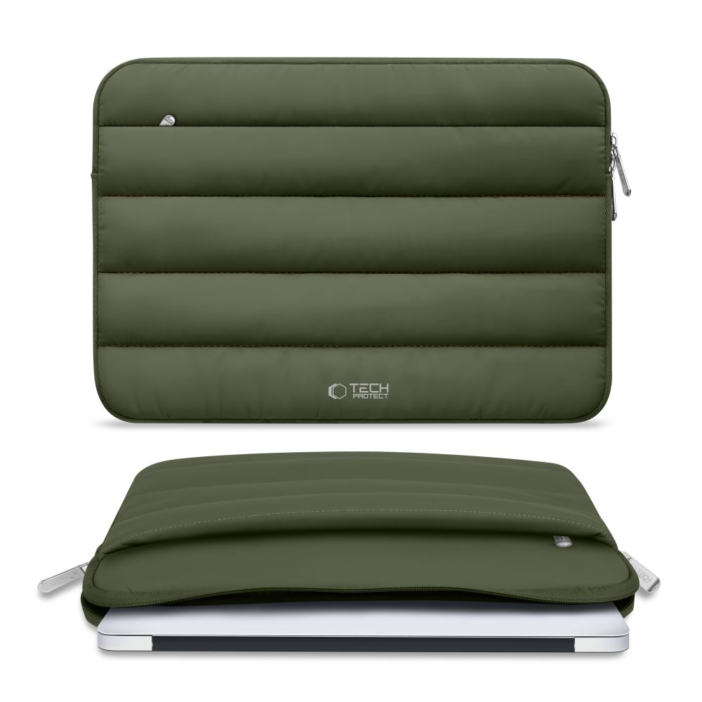 Tech-Protect Fluffy Laptop Bag 15-16\", Green