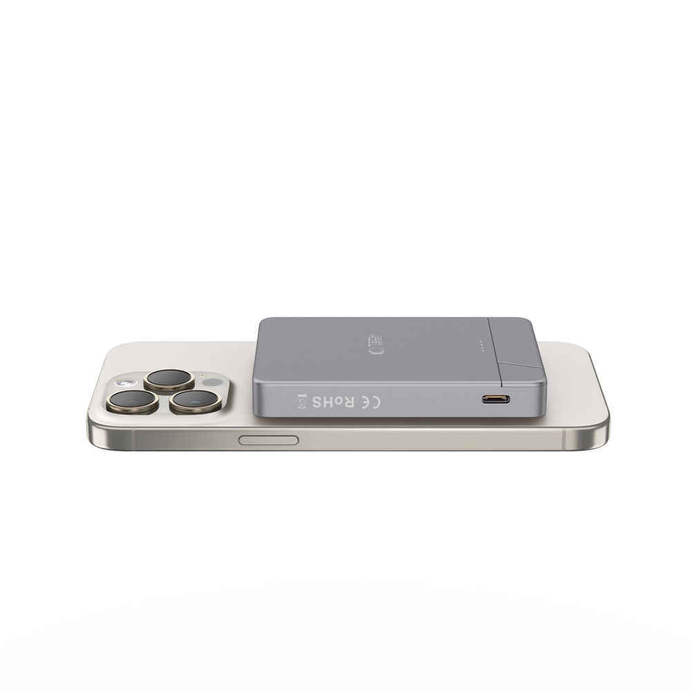 Išorinė baterija Tech-Protect PB14 LifeMag MagSafe 5000 mAh, pilka