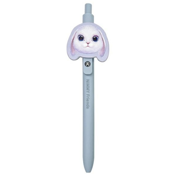 Nimmy Big Eyed Pet 2.0 Rabbit užrašų knygelės ir tušinuko rinkinys, violetinis