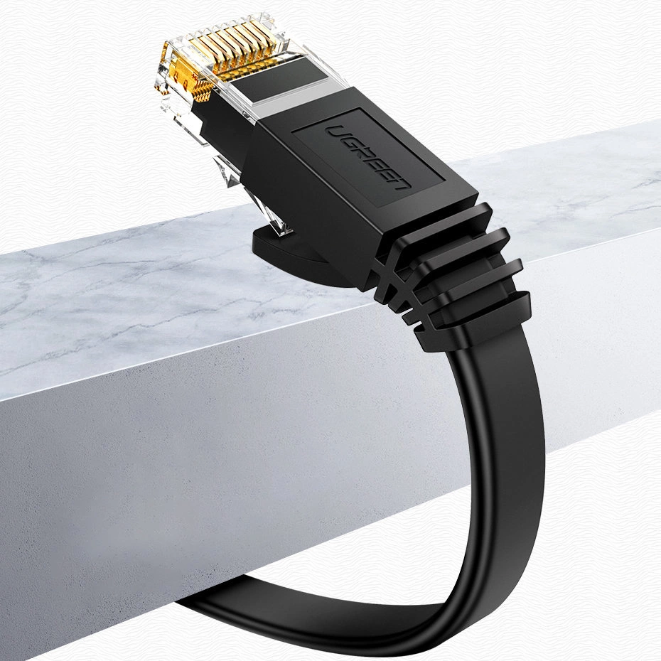 Ugreen NW102 50175 flat LAN Ethernet cable Cat. 6 3m - black