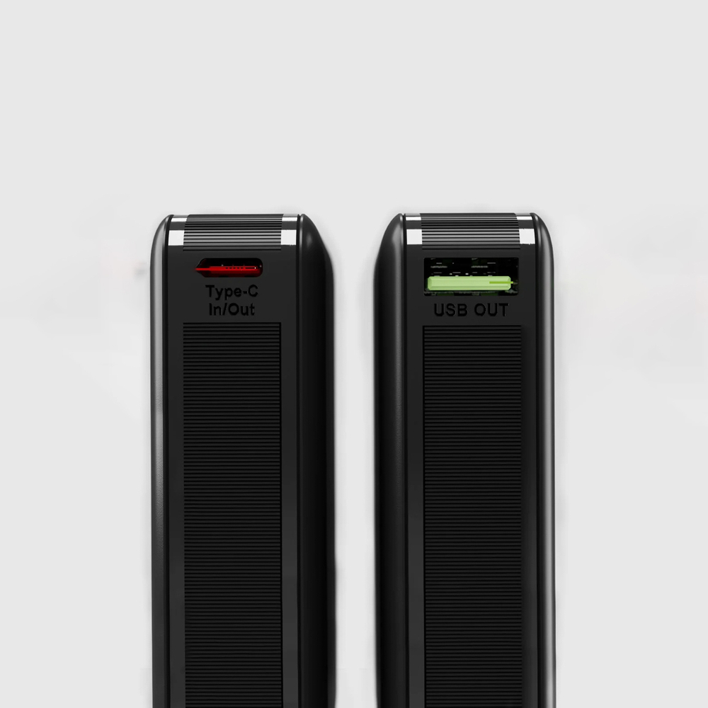 SBS 20000mAh 65W PD AFC išorinė baterija nešiojamiems kompiuteriams, juoda