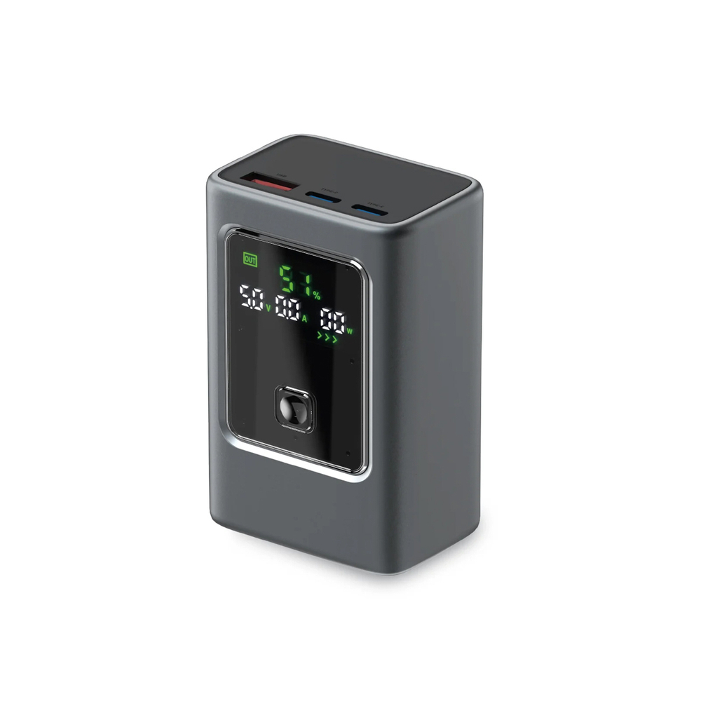 Sbs TTBB10000LCDPD35 10000mAh PD 35W Power Bank with LCD Display, Gray