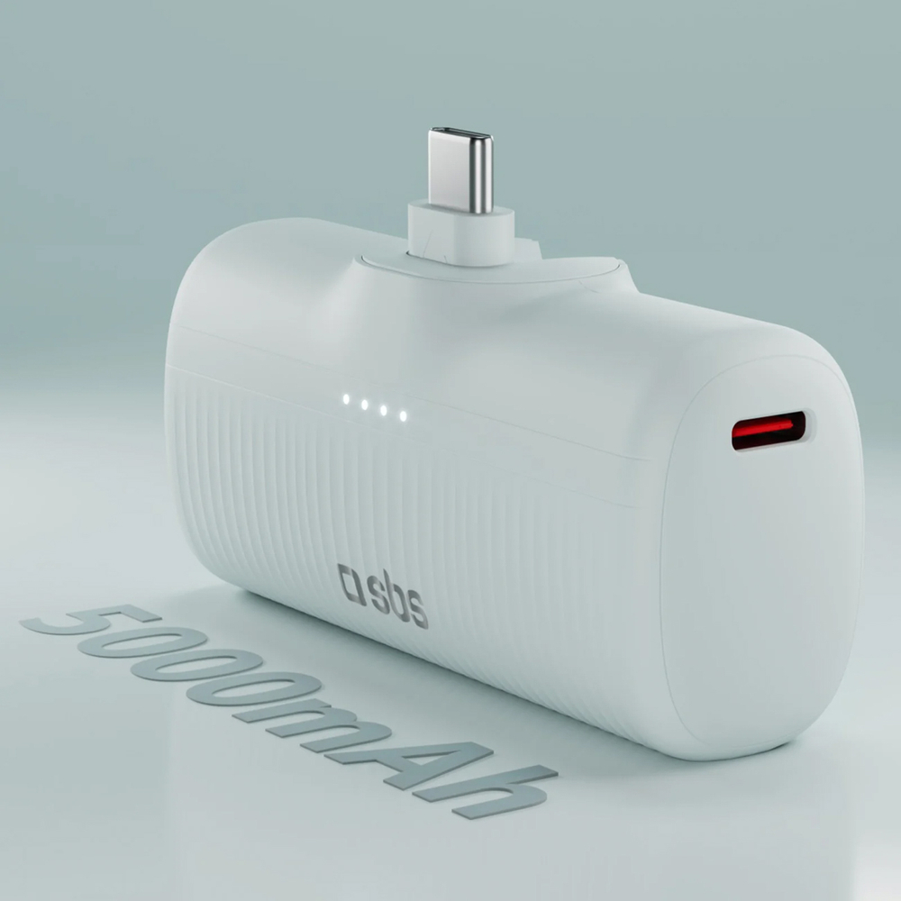 SBS EcoPower išorinė baterija 5000 mAh, 10W, pilka