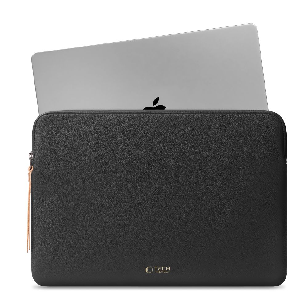 Tech-Protect Fleece Laptop Sleeve 15-16\", Black