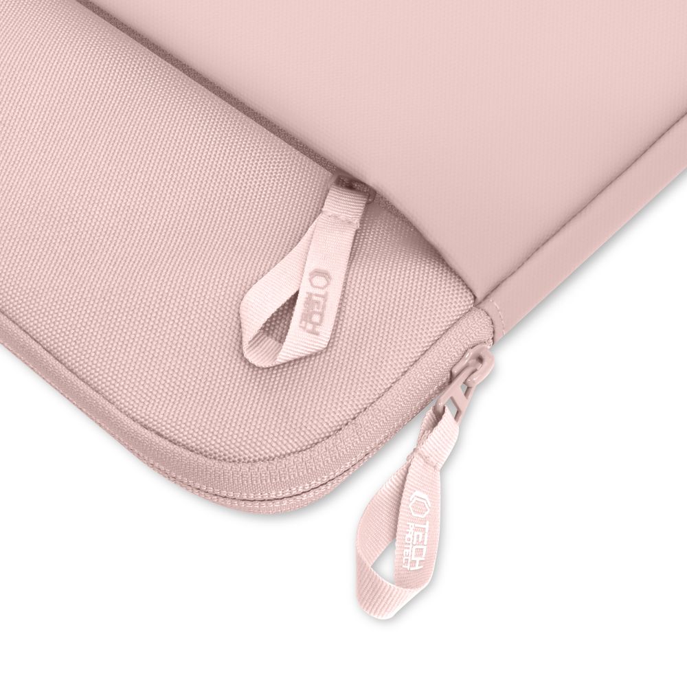 Dėklas nesiojamam kompiuteriui Tech-Protect Sleeve 15-16\", rožinis
