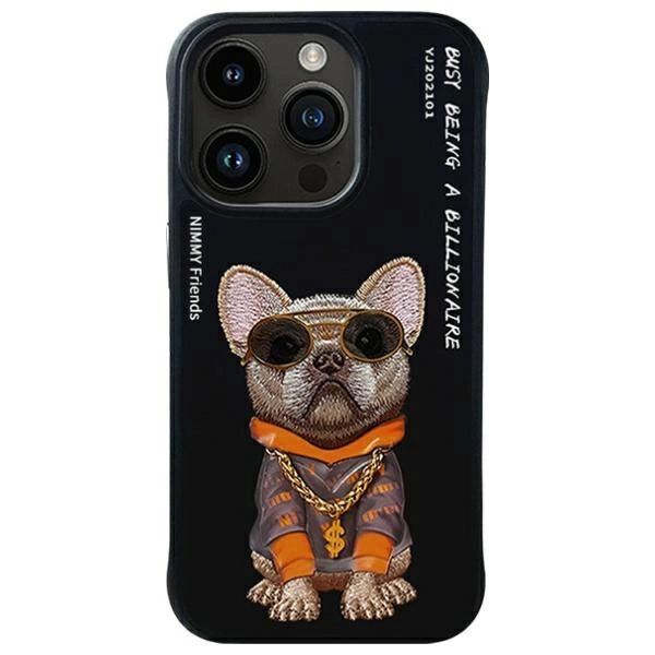 Nimmy Glasses Cool Phone Case Cover iPhone 15 Pro Max - Black