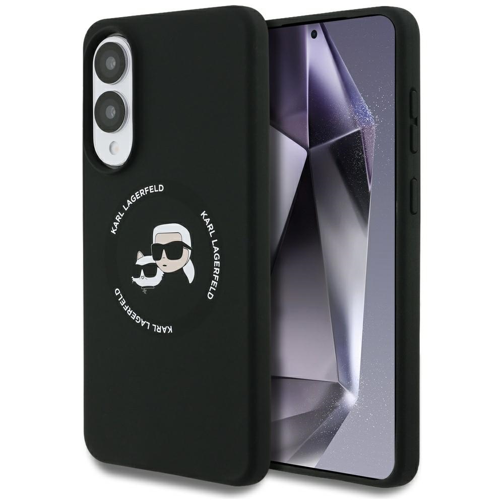 Karl Lagerfeld dėklas Samsung Galaxy S25 Edge telefonui, juodas