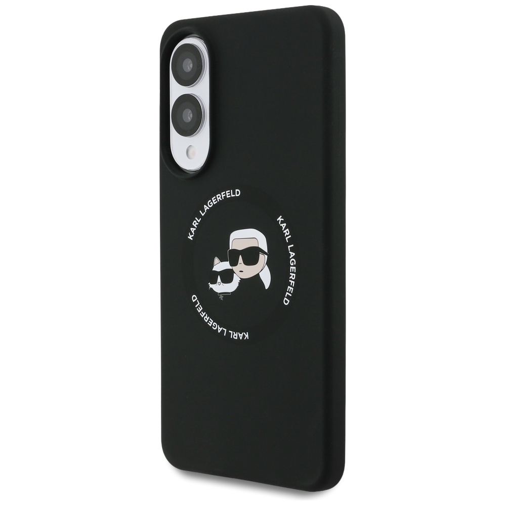 Karl Lagerfeld dėklas Samsung Galaxy S25 Edge telefonui, juodas