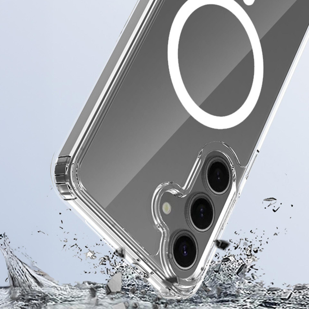 3mk Armor MagCase for Samsung Galaxy S24 FE, Transparent