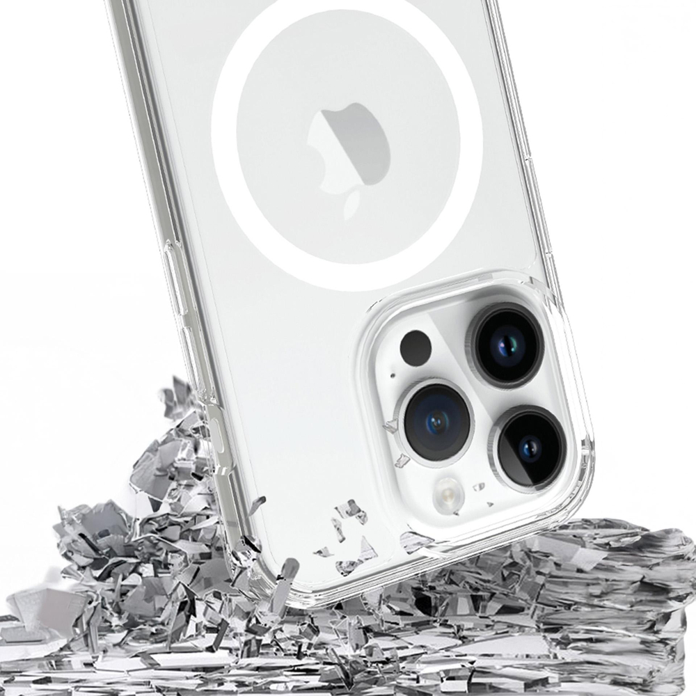 3mk Armor MagCase dėklas iPhone 15 Pro Max telefonui, skaidrus