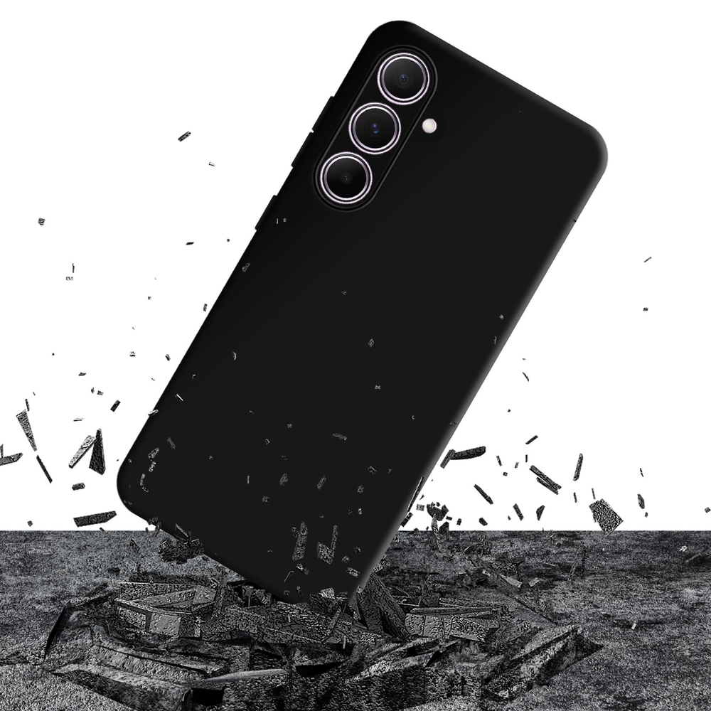 3mk Matt Case Pro for Samsung Galaxy A55 5G, Matte Black