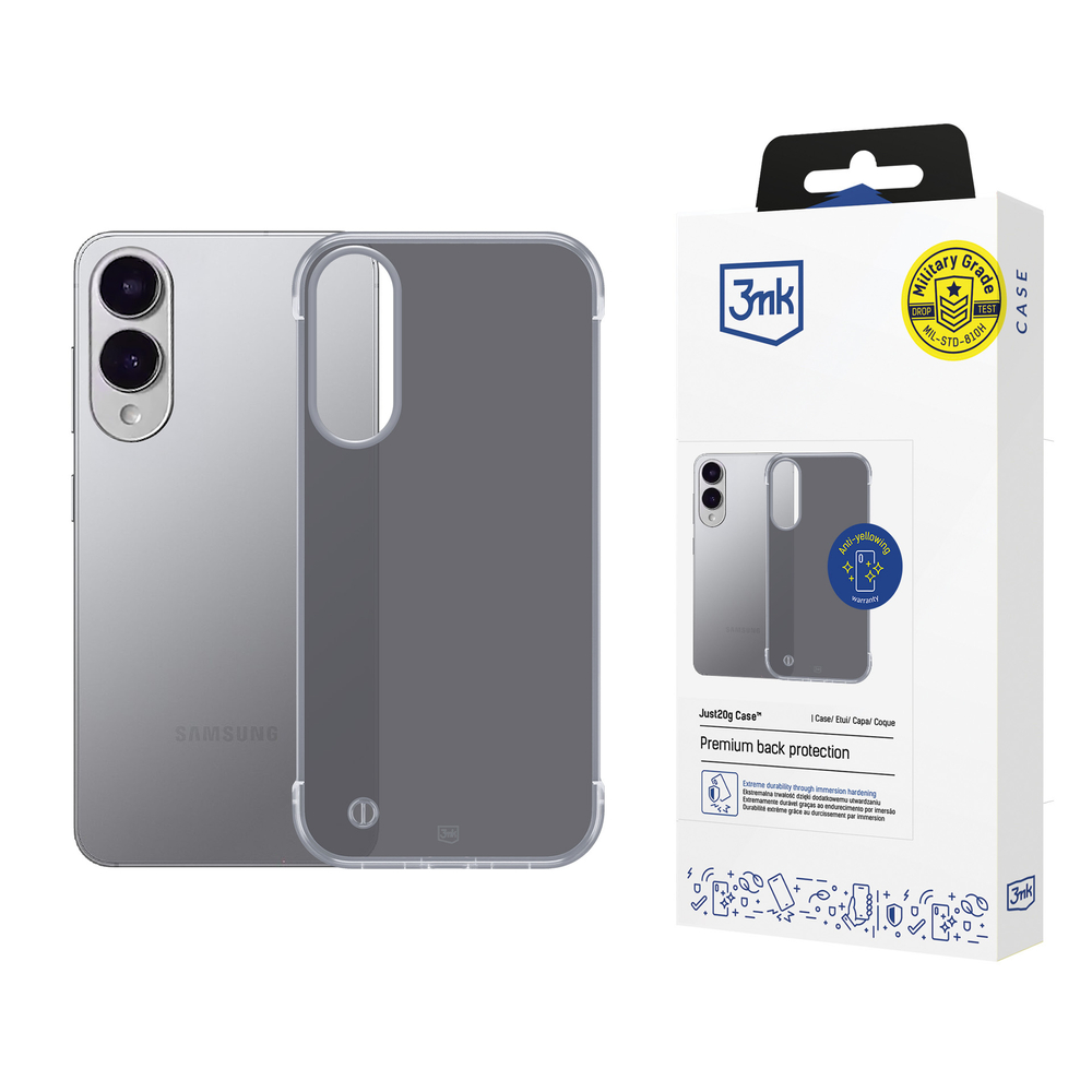3mk Samsung Galaxy S25 Edge Case Just20g Matt Case, Matte Black